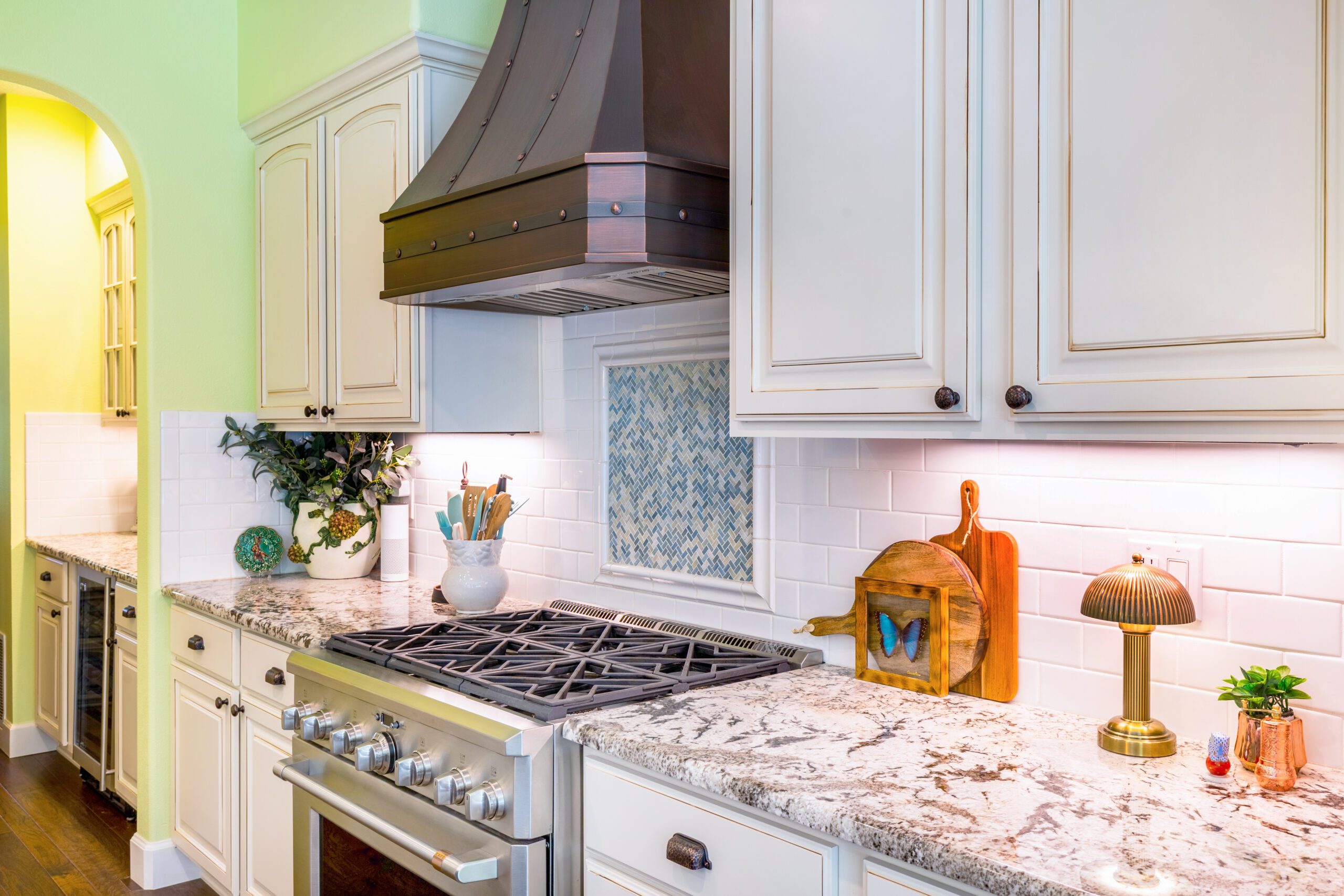 Kitchen Remodel in Tigard with Tile Inlay