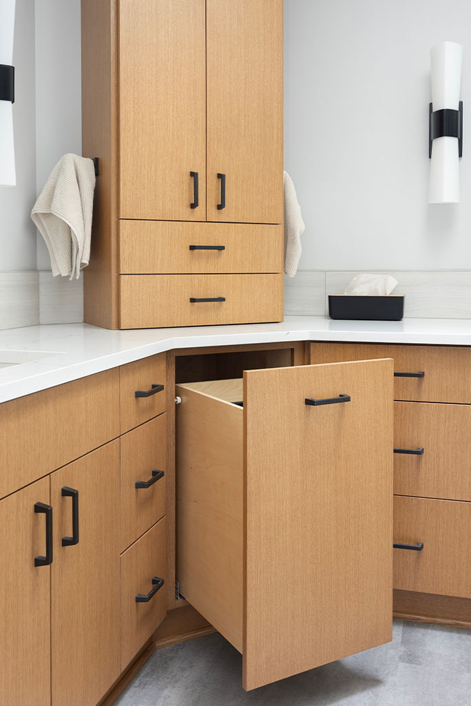 Tigard OR Master Bathroom Remodel with Pull Out Laundry Basket Tigard OR Master Bathroom Remodel with Pull Out Laundry Basket