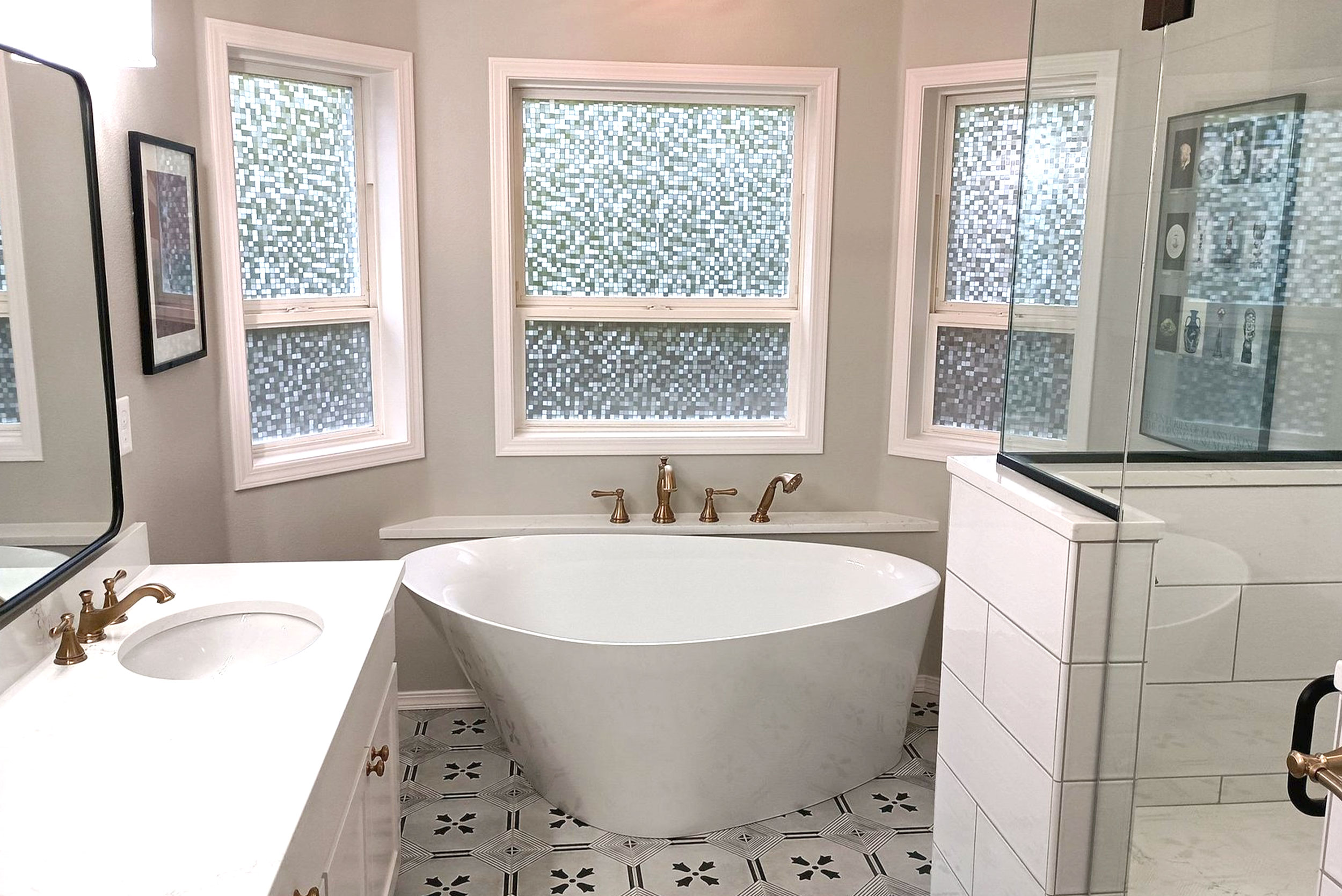 Beaverton OR Master Bathroom Remodel with Quartz Countertops